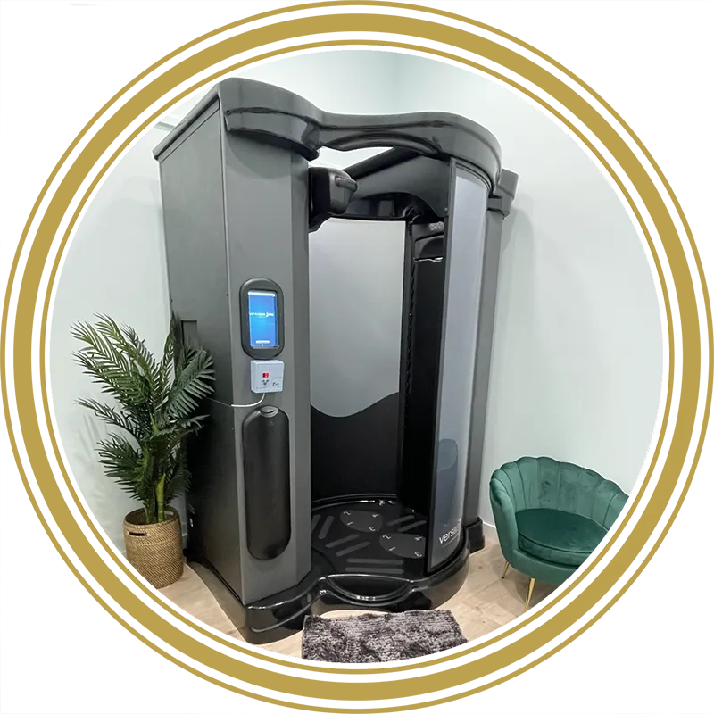 Tan Solo automated spray tanning booth